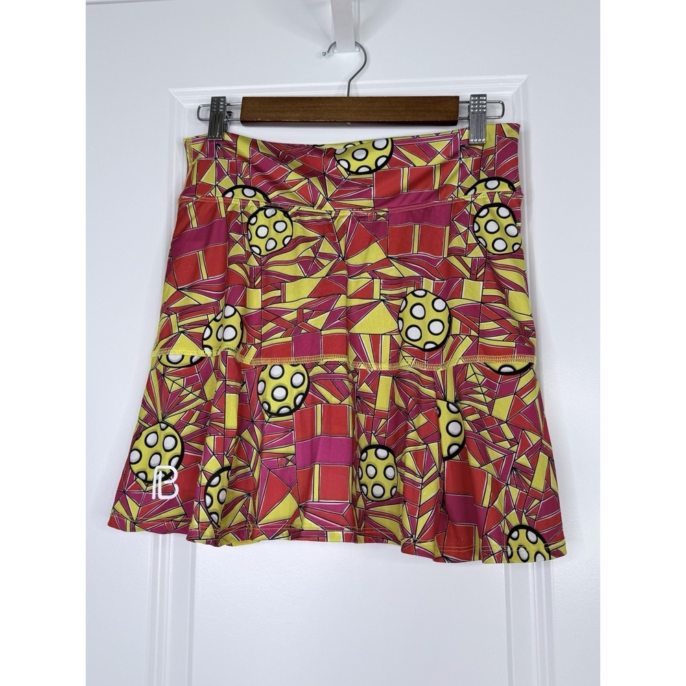 Pickleball Bella lot of 2 Graffiti &‎ Angle Shot Skirt Sz 2 Women's Aline Skort - Picture 6 of 9